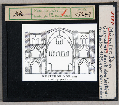 Vorschaubild Münster: Dom, Westchor, Querschnitt 